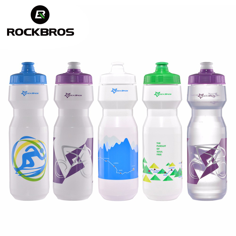 ROCKBROS бутылки для воды для велосипеда 750 мл многоразовые С Пылезащитным покрытием портативные пластиковые MTB бутылки для велосипеда