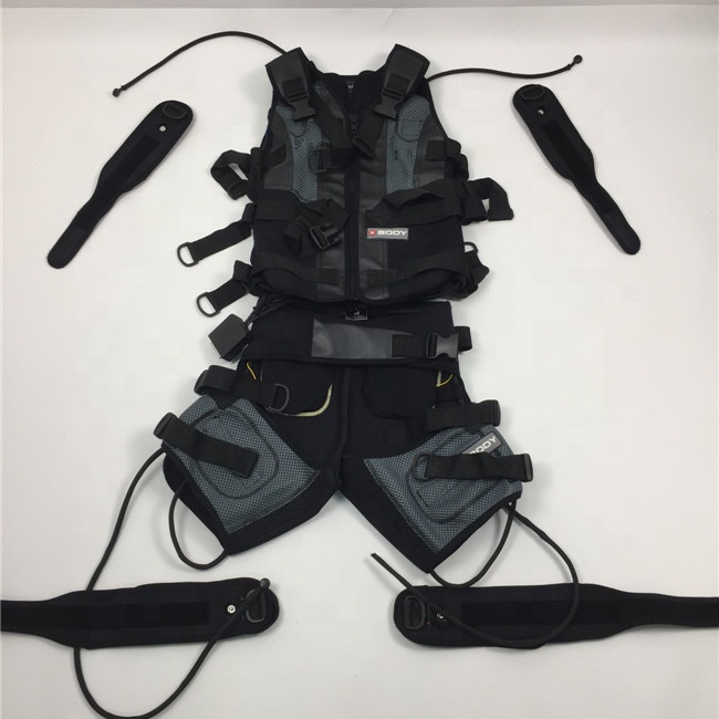 xbody EMS Wellness Training Suit xbody Fitness Exercise Vest EMS Suit S M L XL XXL Training Suit With 20 Electrodes 10 Channels