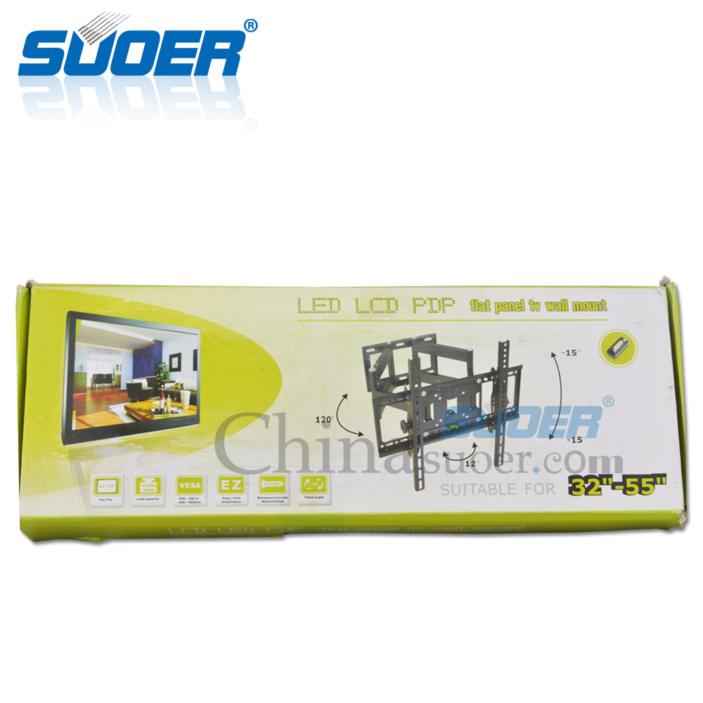 Suoer LED/ЖК-плоский телевизор на стену с высоким качеством для 32 "до 55"