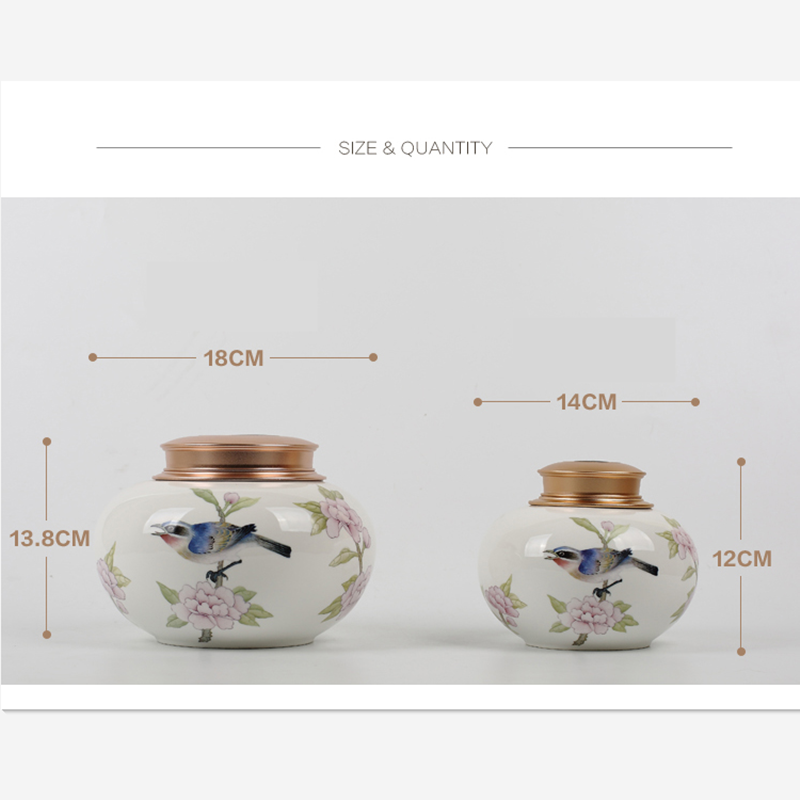 Кофе Чай Канистра керамика чай jar бытовой хранения птица кофе сахар контейнер для хранения домашнего отеля и ресторана