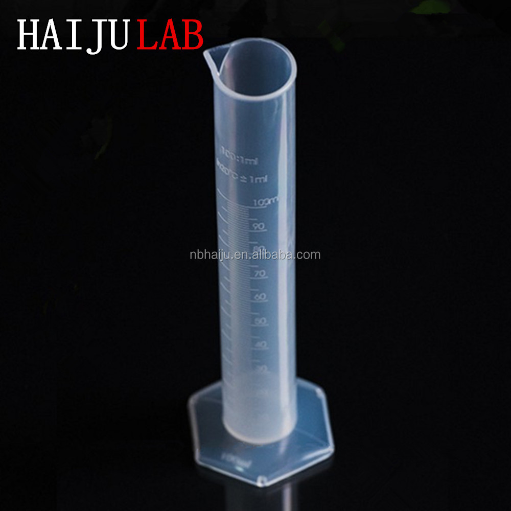 HAIJU LAB 100 мл Градуированный пластиковый измерительный цилиндр производство