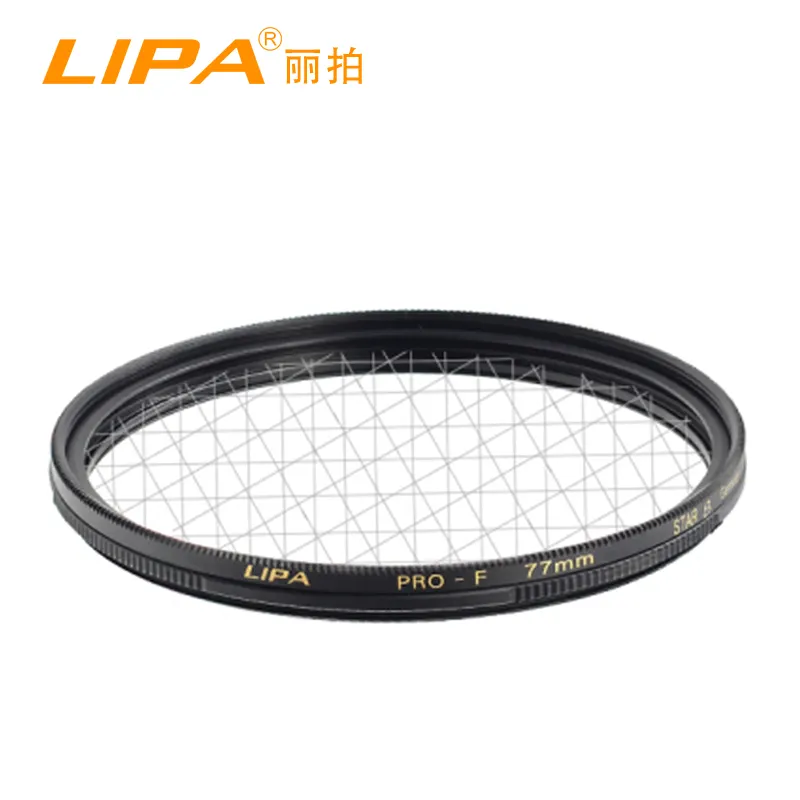 Professional 8 Point Camera Lens Star Cross Filter Twinkle Effect
