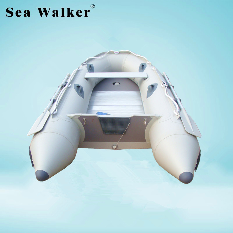Seawalker новый дизайн 3,8 м надувная рыболовная лодка лучшая цена ПВХ алюминиевое напольное Лодка гребная лодка с CE для продажи