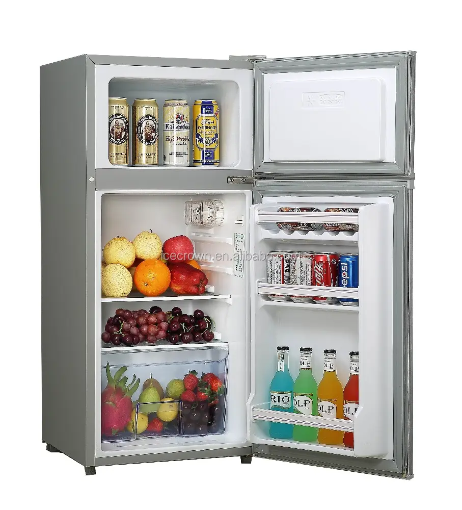 2019 продажи самое лучшее качество экономически эффективные продукты BCD-98 мини двойные двери топ-постоянным током морозильник холодильник с морозильной камерой