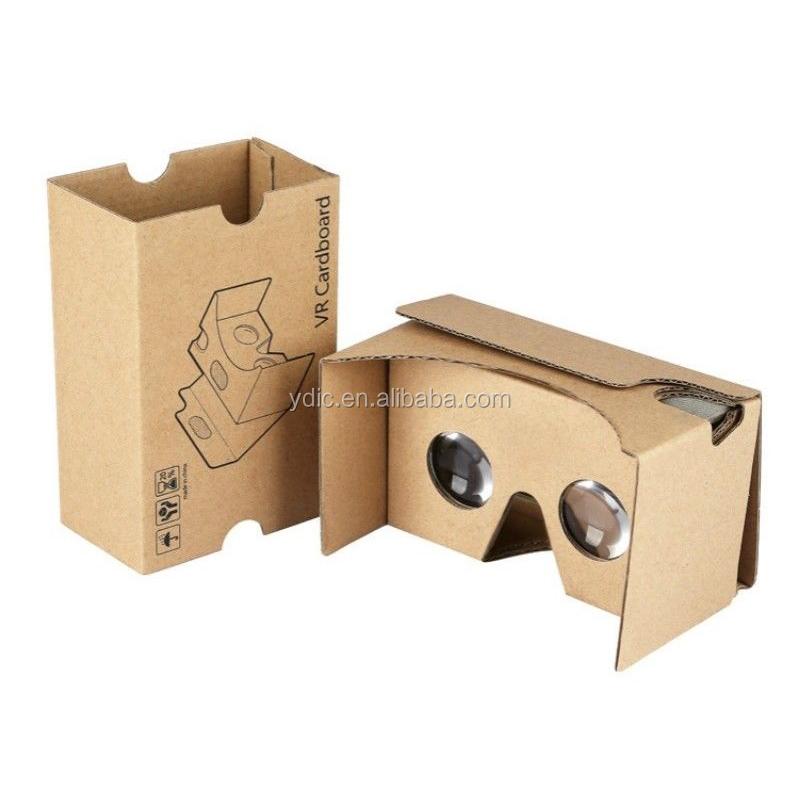 Настраиваемые картонные наушники 3D виртуальной реальности VR очки для Android iPhone Samsung Huawei смартфонов мобильных телефонов