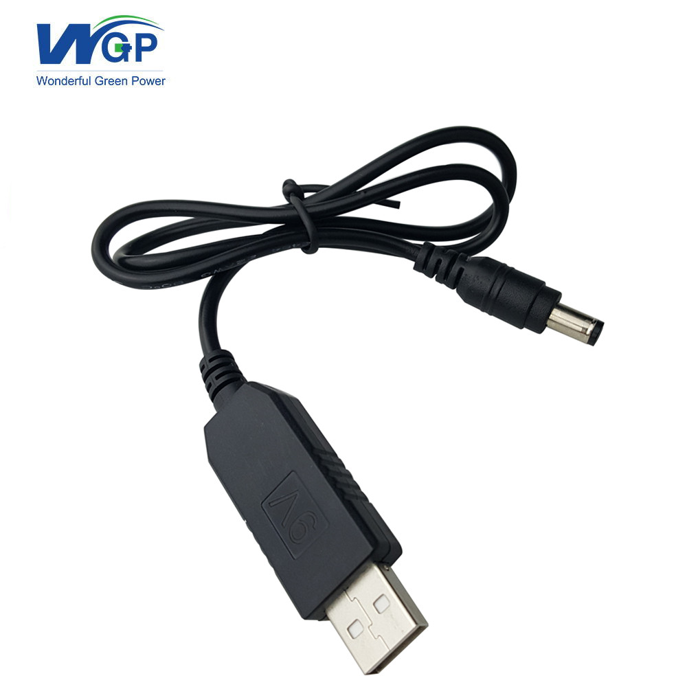 USB повышающий кабель постоянного тока от 5 в до 9 в, повышающий кабель от usb к dc повышающий преобразователь, кабель питания