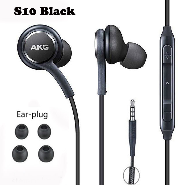 AKG Наушники TYPE-C Примечания 10 и S10 3,5 мм наушники-вкладыши с микрофоном гарнитура для hauwei xiaomi Samsung Galaxy наушников S8