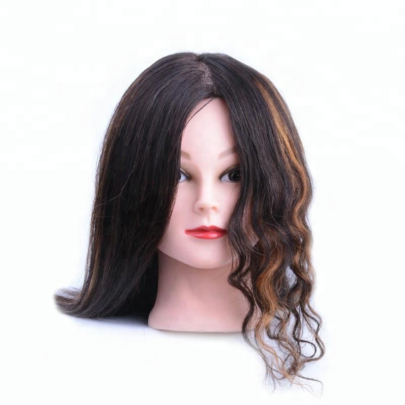 100% Human Hair training doll head human hair mannequin ,Training head mannequin for hairdresser