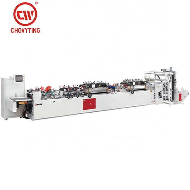 CW-600B CHOVYTING machinery manufacturer two unwinder трехсторонняя герметизирующая машина
