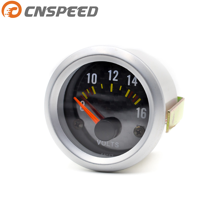 Автомобильный вольтметр CNSPEED, измеритель напряжения, 2 дюйма, 52 мм, 8-16 В, белый светодиод