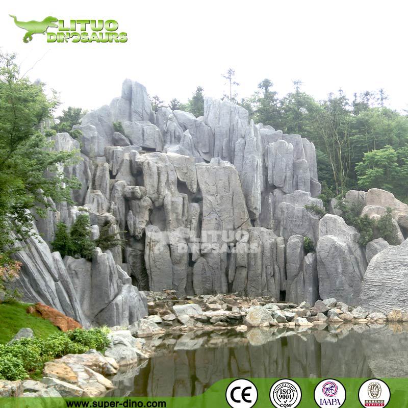 Manmade GRC садовые украшения искусственные Rockwork