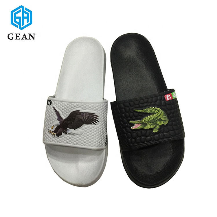Big-size Embossed and Printed Custom Made Logo Design's Man Slipper