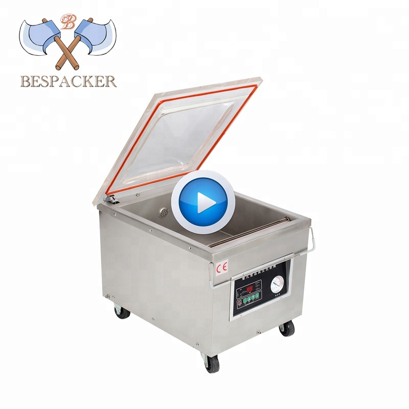 Bespacker, пластиковый пакет, пищевой вакуумный азотный упаковщик для рыбы, упаковочная машина DZ350