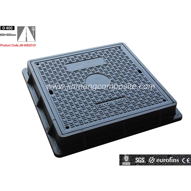BS EN124 D400 JM-MS201D стекловолокна mahole крышка