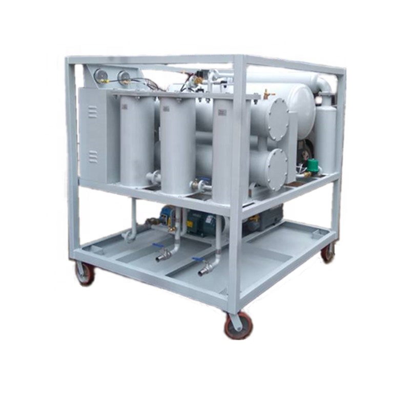 Double Stage Vacuum Transformer Oil Dehydration Degassing Purifier Plant