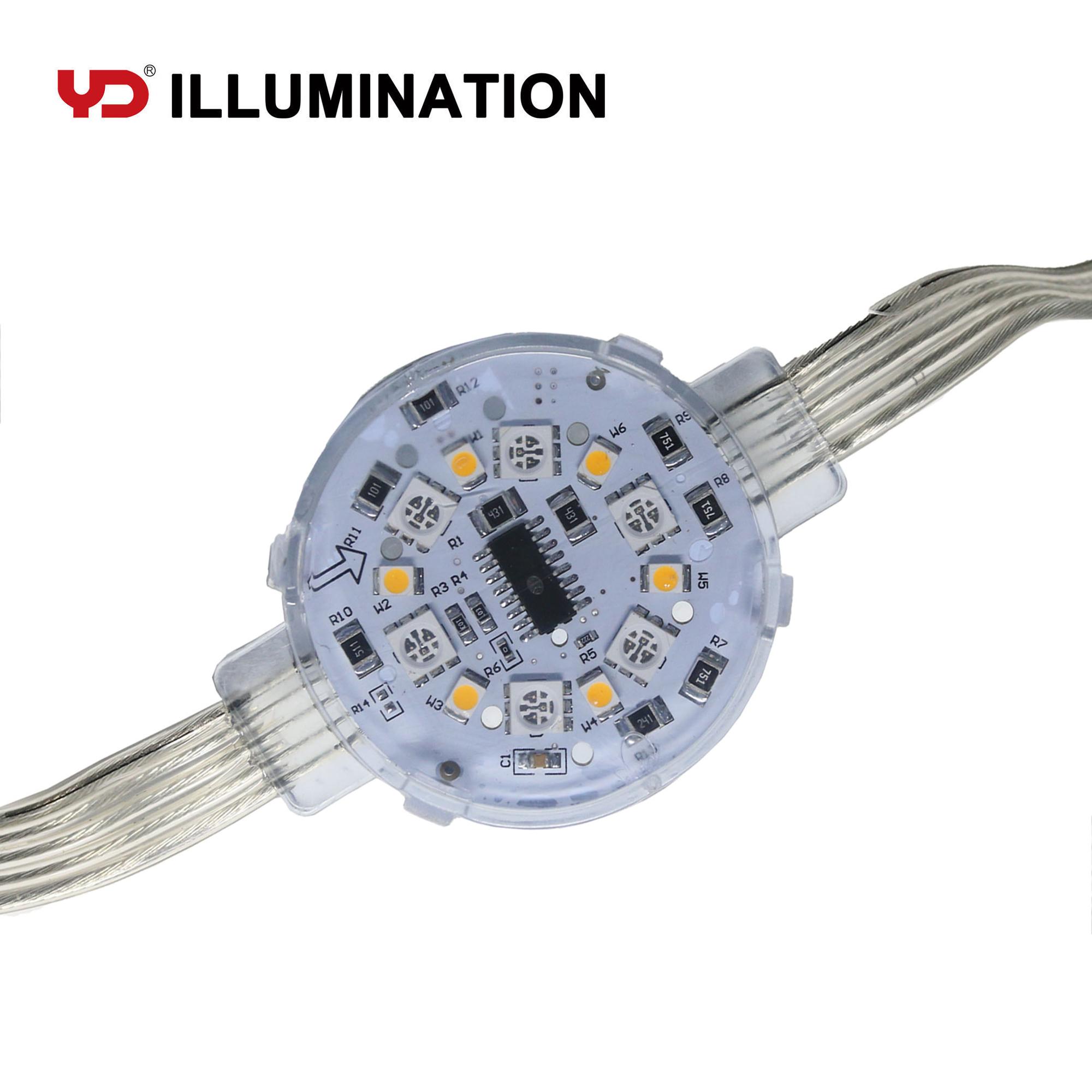 led underwater point lights rgb led pixel lights tls3001 for bridge lighting
