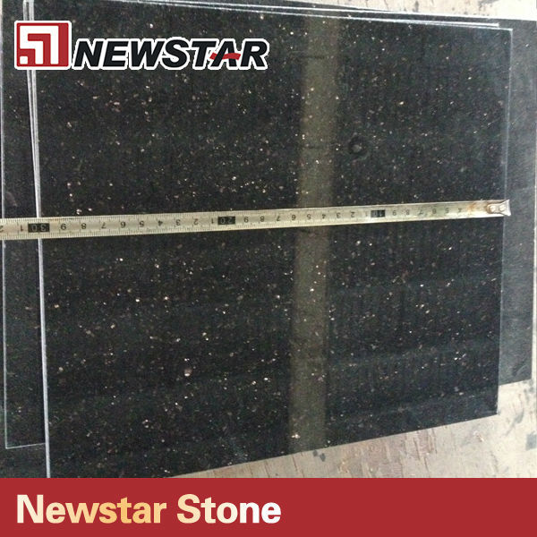 Newstar black sparkle granite tile