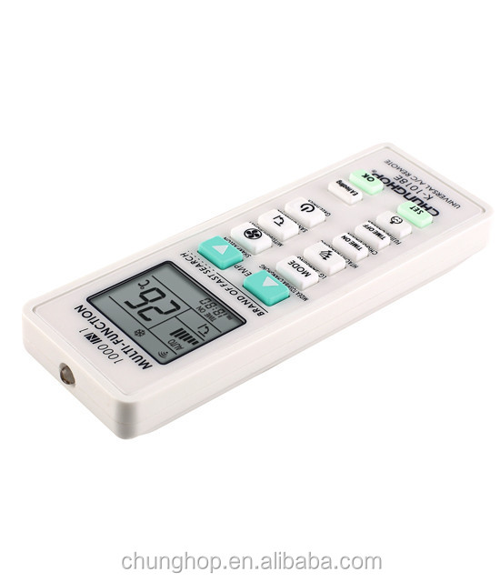 Chunghop K-1018E Universal Air Con Remote Control for Air Conditioner Temperature Controller 1000 in 1
