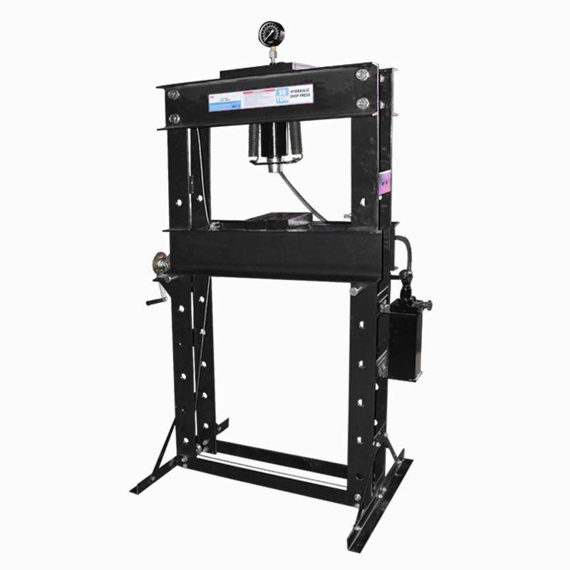 50ton Manual pneumatic air shop press with CE