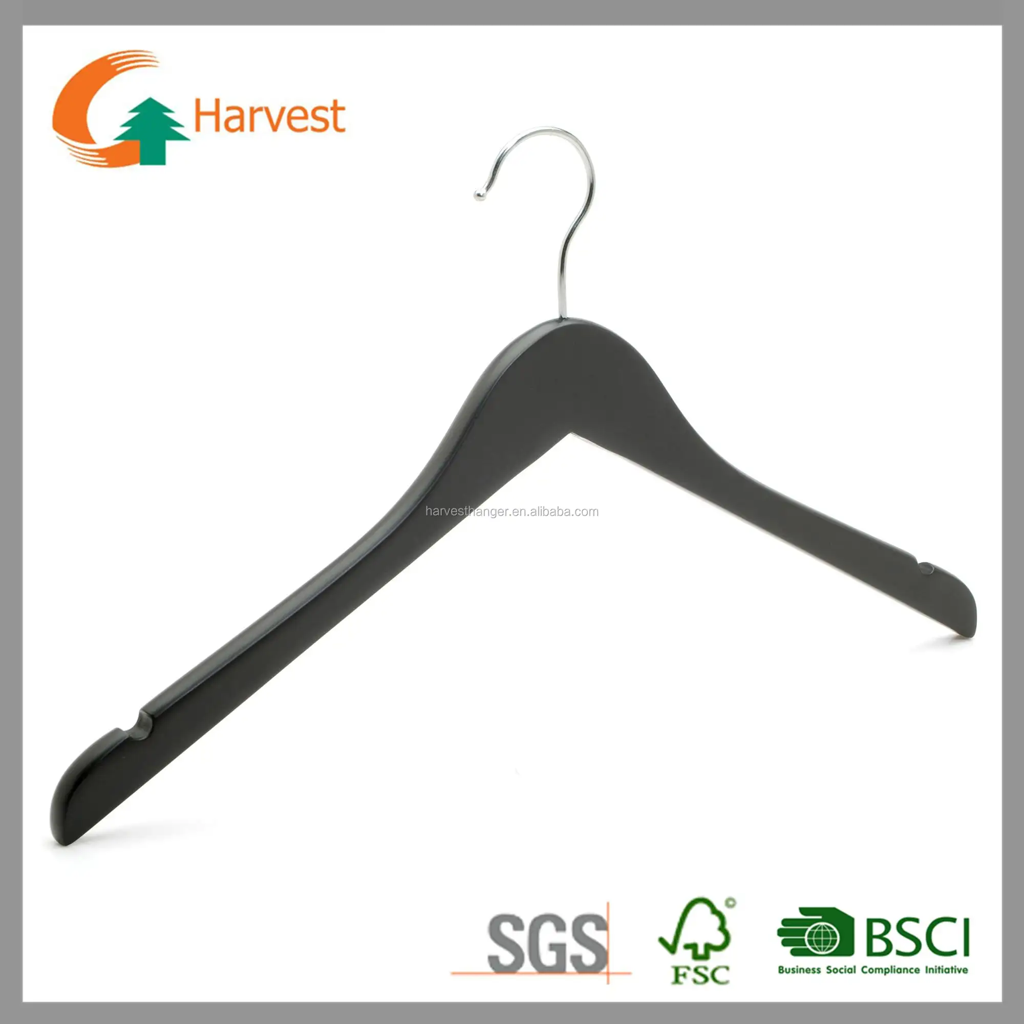 FSC certified exported quality wooden hanger