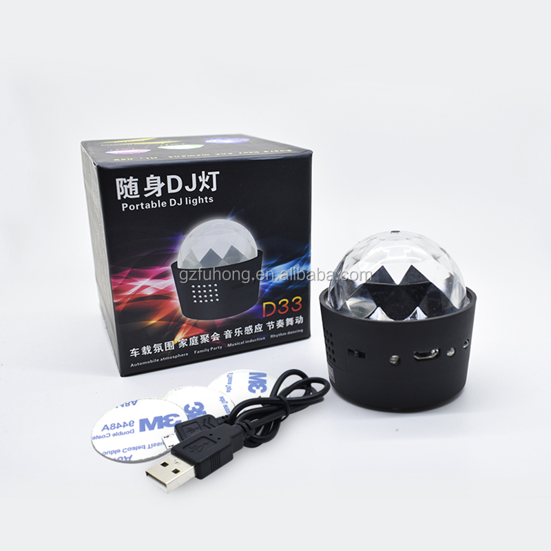 Новый светодио дный Прохладный светодиодный ритм strobe light со звуком acticated дискотечный шар крыше автомобиля потолочный звезда свет