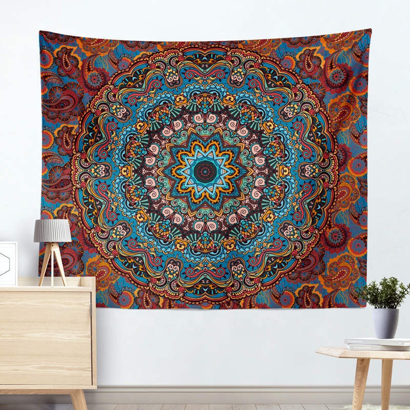 Wall Hanging Beach Mandala Tapestry Custom Tapestry