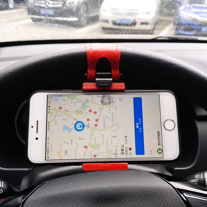 Универсальный Автомобильный руль держатель телефона гибкий кронштейн крепление для мобильного телефона