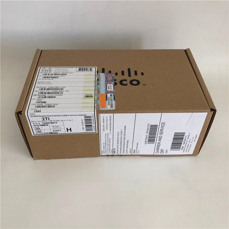4 x 10GE сетевой модуль 10G gigabit ethernet модуль C3850-NM-4-10G для 3850 серии переключатели