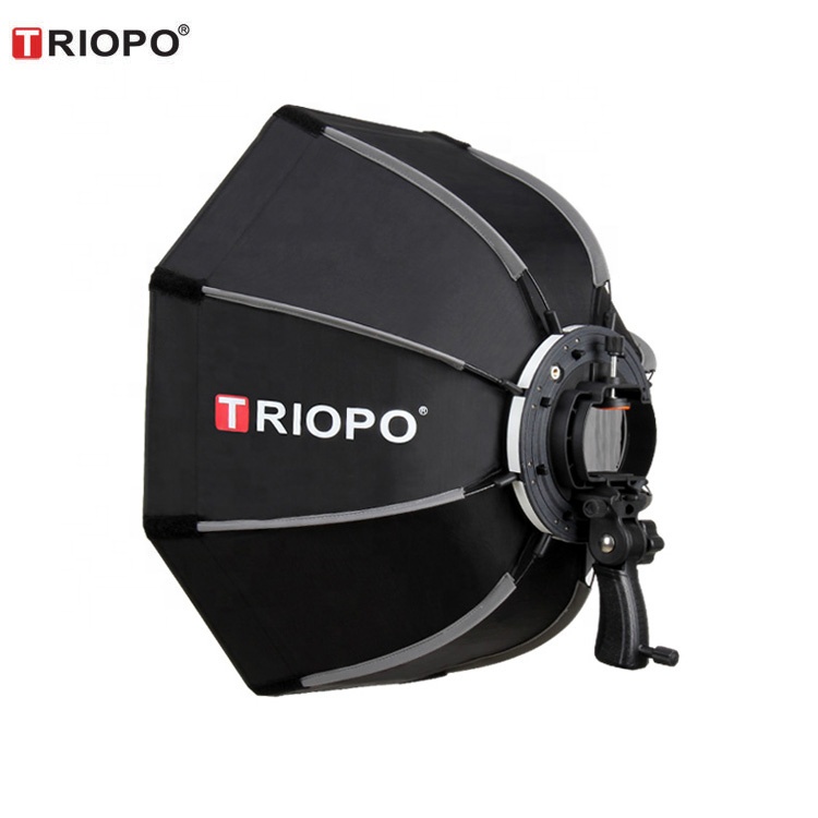 TRIOPO KS-55 55 см складной восьмиугольная софтбоксы с Speedlite кольцо для Speedlite