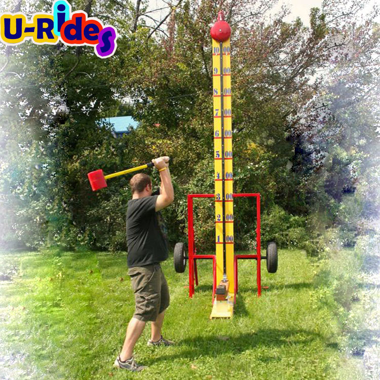 17ft U-Rides аттракцион hammer High striker для карнавальных мероприятий