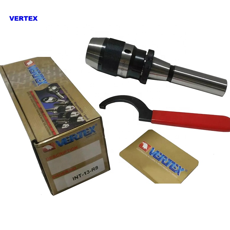 Сверлильные патроны VERTEX Keyless INT-13-R8/интегрированный Тип бесключевого сверла патроны 1-13 мм Зажимная способность