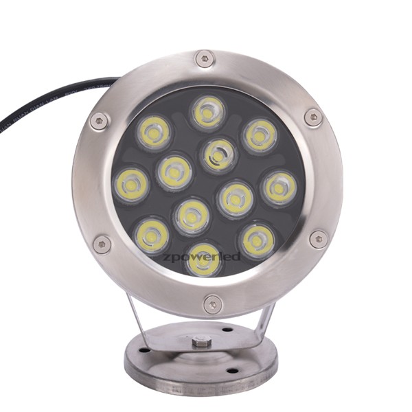 Multi color 12w waterproof IP68 underwater led fountain light