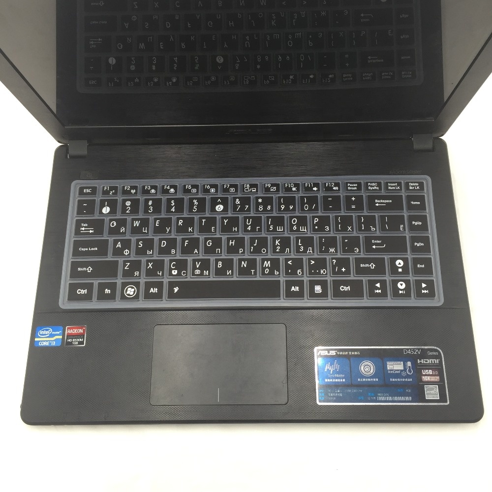 OEM US версия Русская раскладка клавиатуры Чехол для Asus 14 ''K40, пользовательская русская клавиатура протектор
