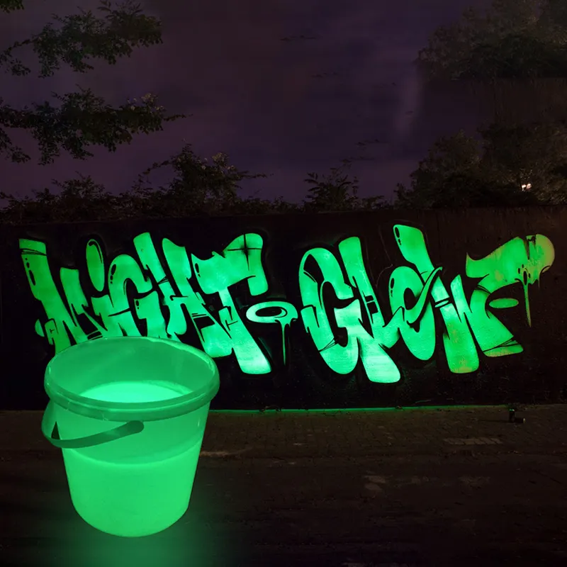 High solid content, high brightness at night, luminous paint glow in the dark paint