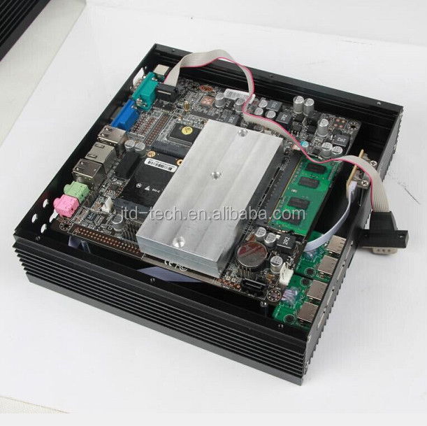 Лидер продаж, мини-ПК с 2 портами lan и чашкой J1900, поддерживает win7 / linux / win8