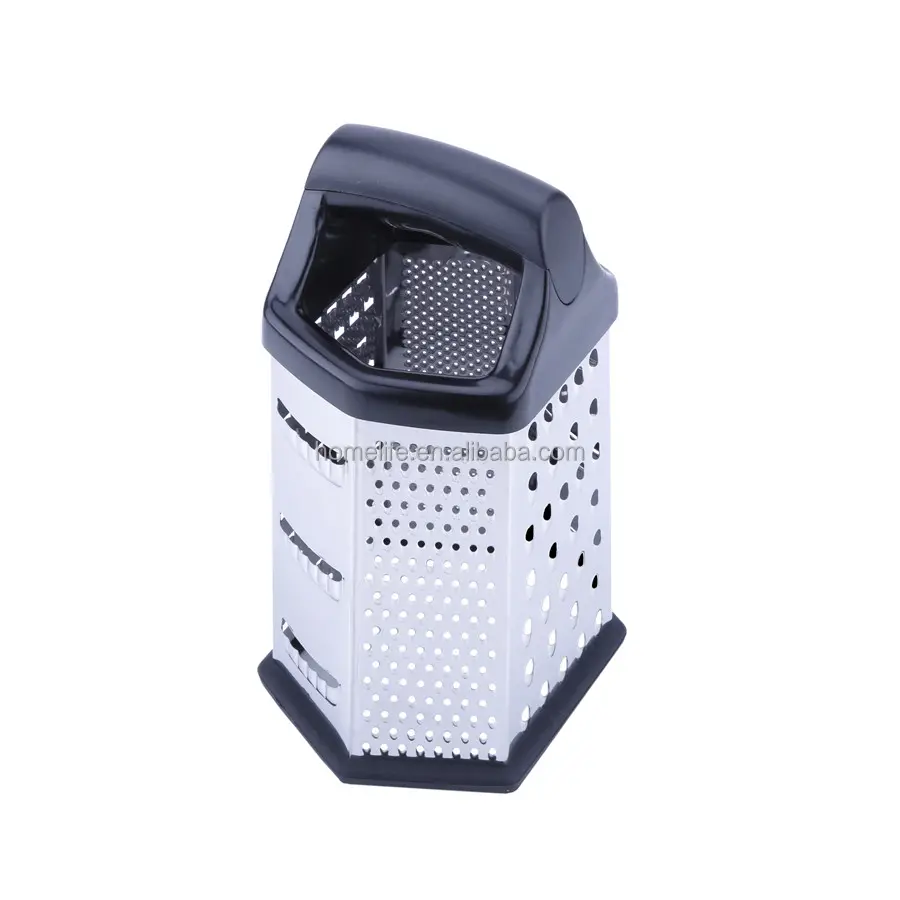 Amazon Hot Sale Multi-function Stainless Steel 6 Side Vegetable Cheese Grater
