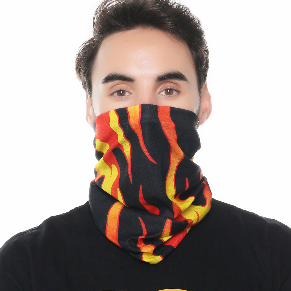 Jiabao Multi Use Polyester Neck Warmer Beanie Snood Head Scarf Fish Face headwear Bandana