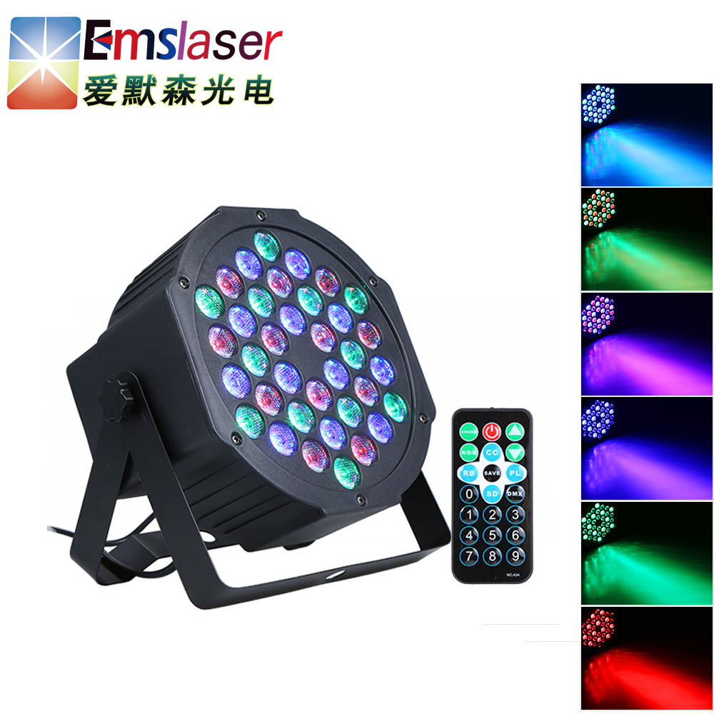 DMX512 36 светодиодов RGB DJ диско Par свет с дистанционным управлением