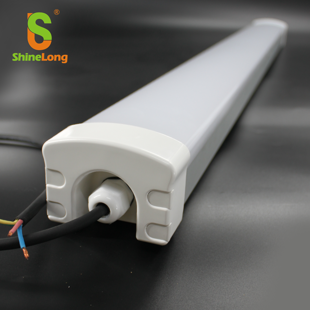 ShineLong, оптовая продажа, сертификат TUV, гарантия 5 лет, 1,2 м, 40 Вт, 4000K, ip65, водонепроницаемый светодиодный светильник с тройной защитой