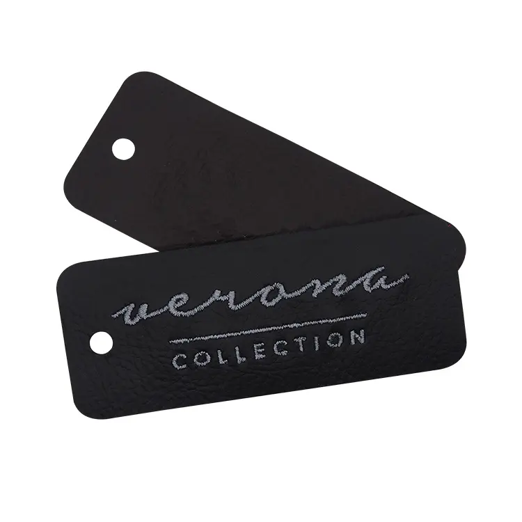 Custom Fashion Free Sample New Design Embossed Logo Patches Printing Sticker Paper Leather Label