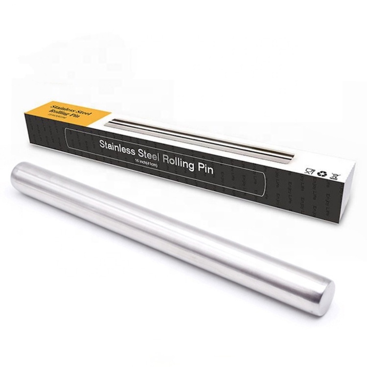 Сверхмощный 16 "из нержавеющей стали Rolling Pin SW-BA35