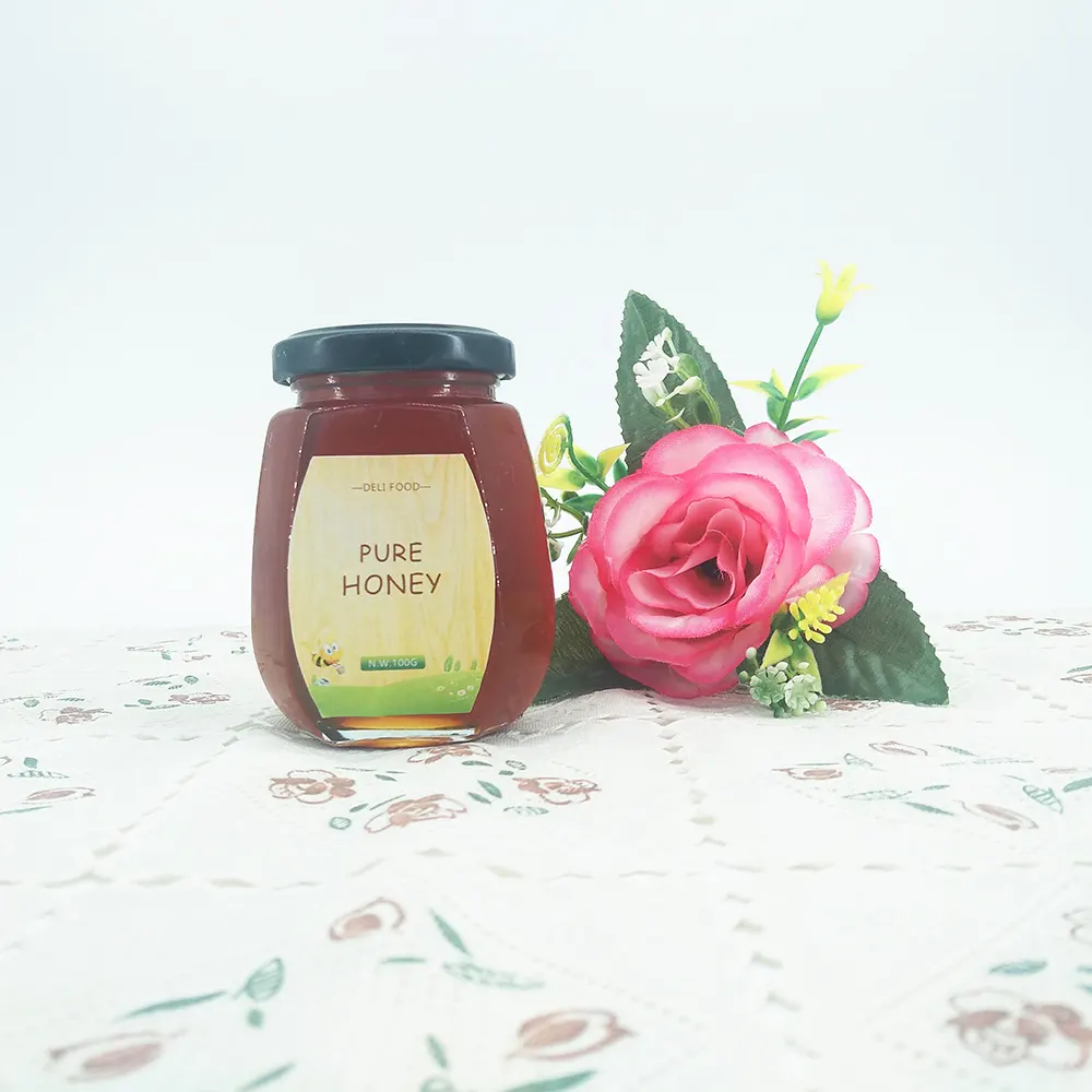 Glass Bottle Package Pure Honey for Arab Market