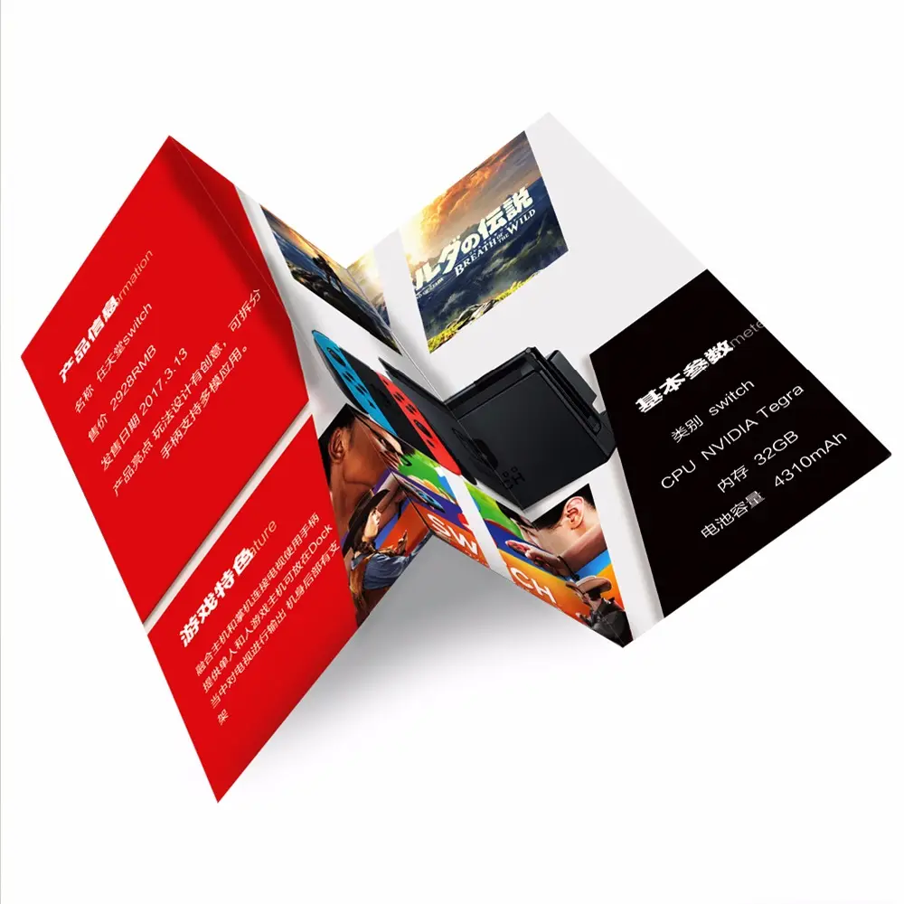 Customized cheap CMYK color glossy paper offset printing flyers wholesale