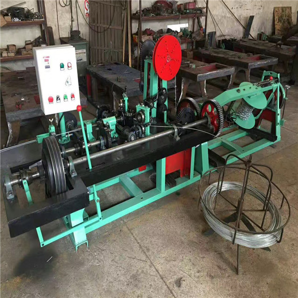 Factory hot sale full automatic barbed wire making machine