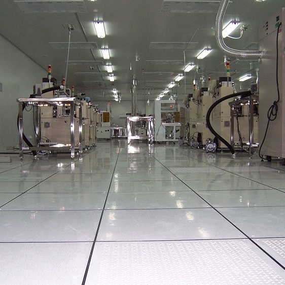 Solid Aluminum access floor system with PVC or HPL