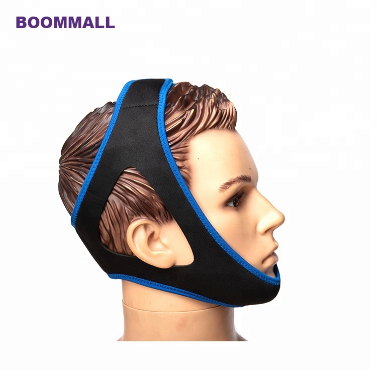 Unisex breathable snore killer elastic anti snore solution adjustable chin sleep strap