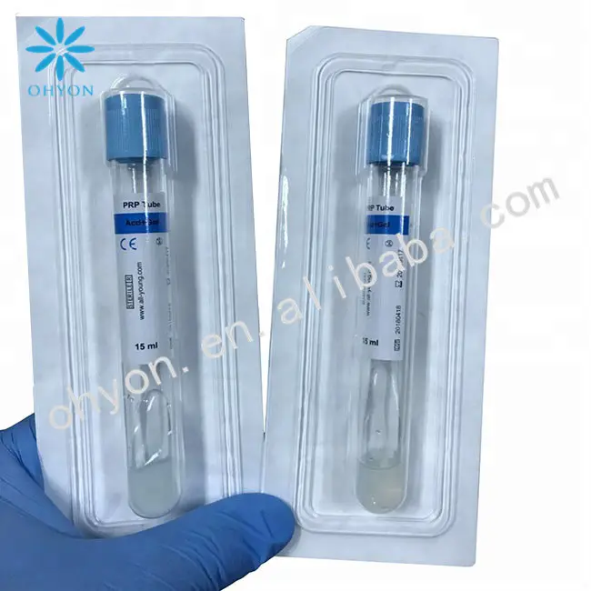 Трубки для забора крови с синей крышкой, трубка prp с гелевой плазмой/Bd Vacutainer