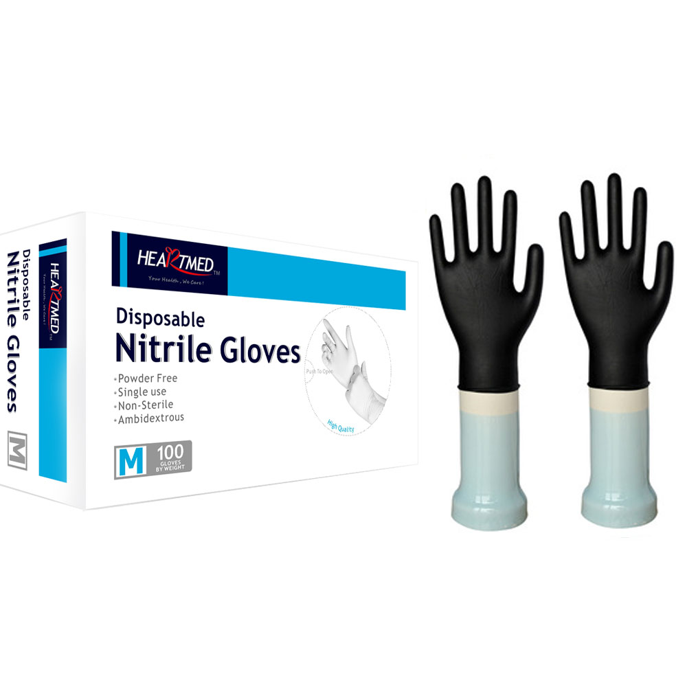 Cheap nitrile glooves bulk glooves nitrile black