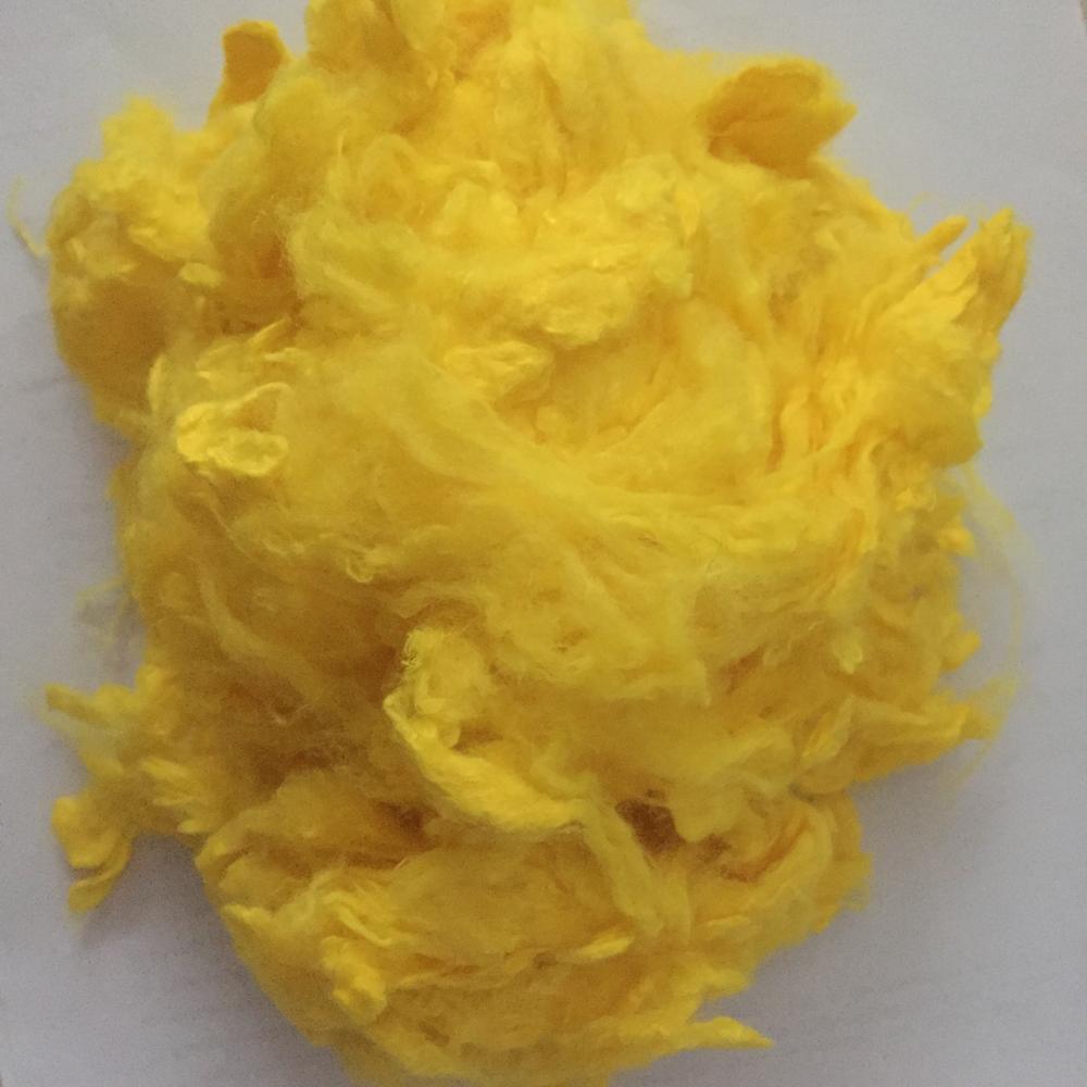 China Viscose Staple Fiber 1.5D*38MM For Spinning And Non-woven colour yellow / white