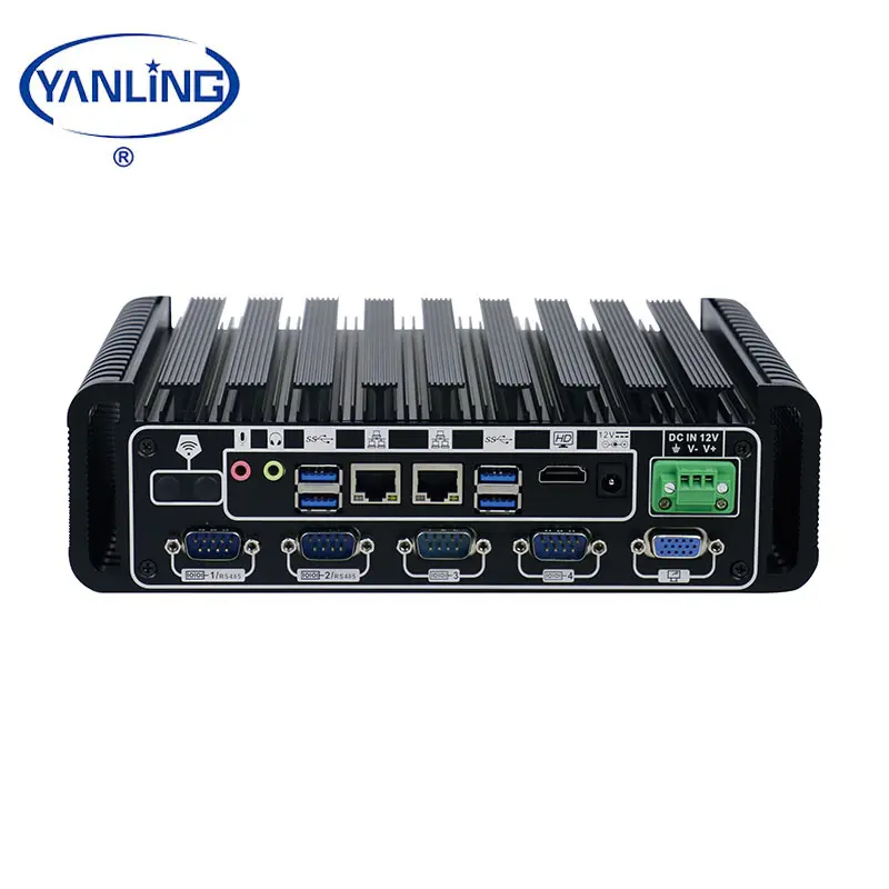 Factory Industrial Pc Price I3 6100u Embedded Pc IBOX-601 PLUS Computer Can Choose 32G 64G 128G 256G 512G SSD Intel 2*RJ-45 Lan